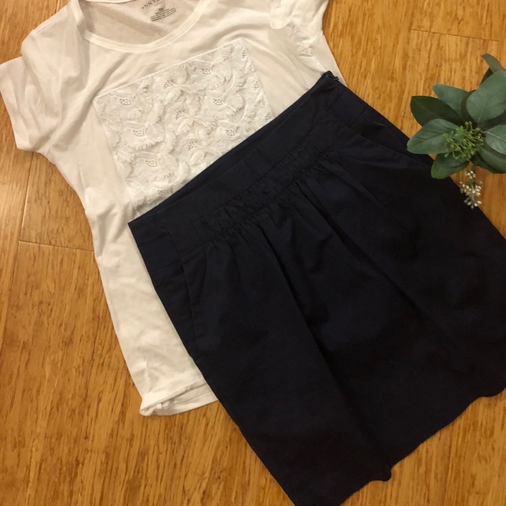 Classic navy skirt